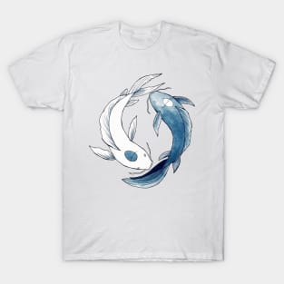 Koi fish yinyang T-Shirt